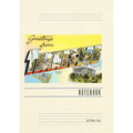 Vintage Lined Notebook Greetings from Tennessee - Paperback