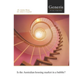Is the Australian housing market in a bubble? - Paperback