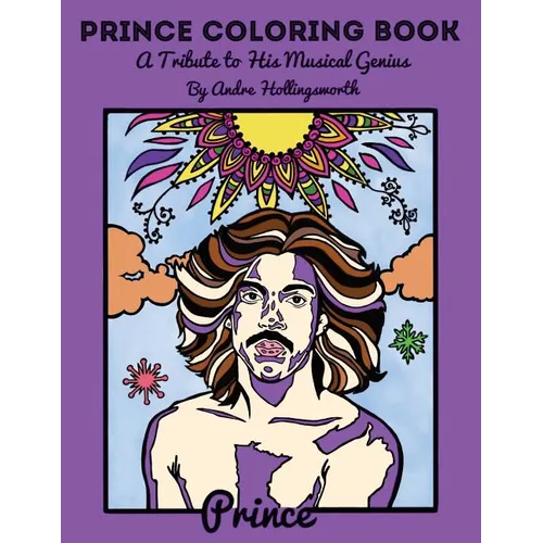 Prince Coloring Book: A Tribute to His Musical Genius - Paperback