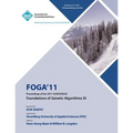 FOGA 11 Proceedings of the 2011 ACM/SIGEVO Foundations of Genetic Algorithms XI - Paperback