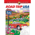 Creative Haven Road Trip USA Color by Number - Paperback