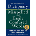 The McGraw-Hill Dictionary of Misspelled and Easily Confused Words - Paperback