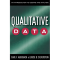 Qualitative Data: An Introduction to Coding and Analysis - Paperback