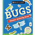 Brain Games - Sticker Activity Book: Bugs - Spiral