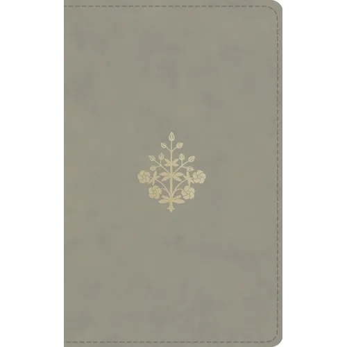 ESV Thinline Bible, Red Letter (Trutone, Stone, Branch Design) - Imitation Leather
