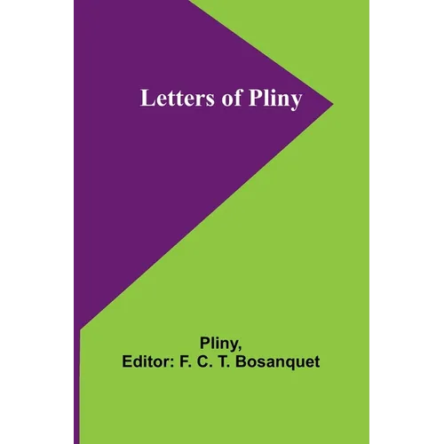 Letters of Pliny - Paperback
