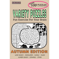Variety Puzzles Autumn Edition: Fun Exercise For Your Brain - Paperback