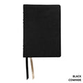 Lsb Inside Column Reference, Paste-Down, Black Cowhide, Indexed - Leather