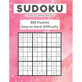 Sudoku A Game for Mathematicians 800 Puzzles Easy to Hard Difficulty - Paperback