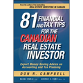 81 Financial and Tax Tips for the Canadian Real Estate Investor - Hardcover