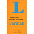 Langenscheidt Standard Dictionary German - Paperback