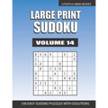 Large Print Sudoku: Easy Large Print Sudoku Volume 14 - Paperback