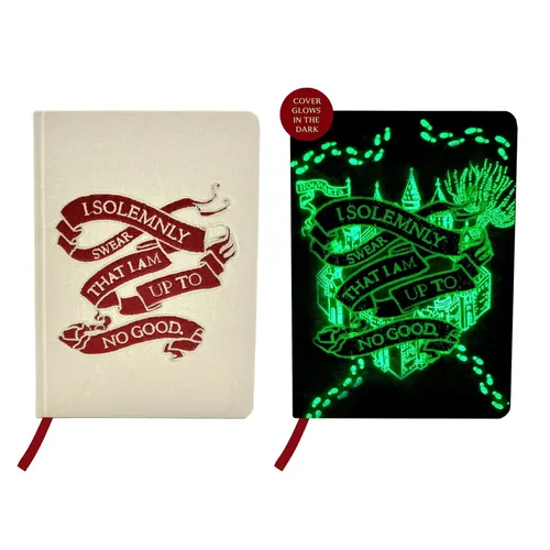 Harry Potter: Marauder's Map Glow in the Dark Journal - Hardcover
