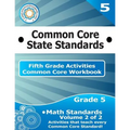 Fifth Grade Common Core Workbook: Math Activities: Volume 2 of 2 - Paperback
