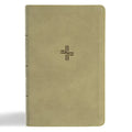 CSB Single-Column Personal Size Bible, Digital Study Edition, Sage Suedesoft Leathertouch - Imitation Leather