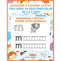 Aprender a escribir letras para niños en edad preescolar de 3 a 5 años: Aprendiendo a repasar y escribir letras minúscula - Paperback