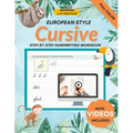 Cursive Handwriting for Beginners: Cursive Handwriting for Kids European Style - Paperback