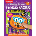 Hidden Pictures Sticker Faces: Halloween: Halloween Crafts Activity Book with Pumpkin Faces and Over 200 Silly Make-A-Face Stickers, Halloween Gift fo - Paperback