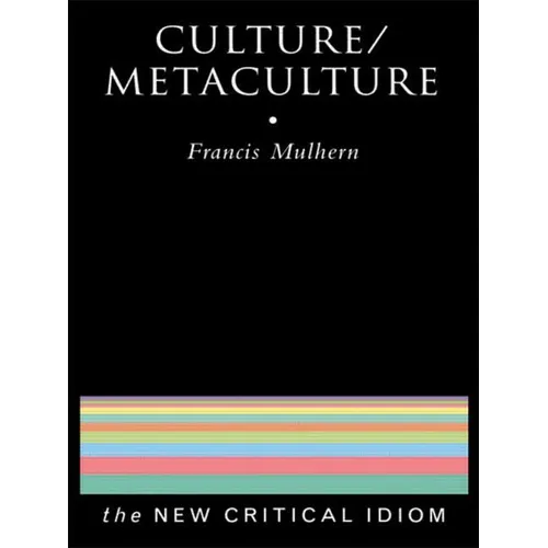 Culture/Metaculture - Paperback