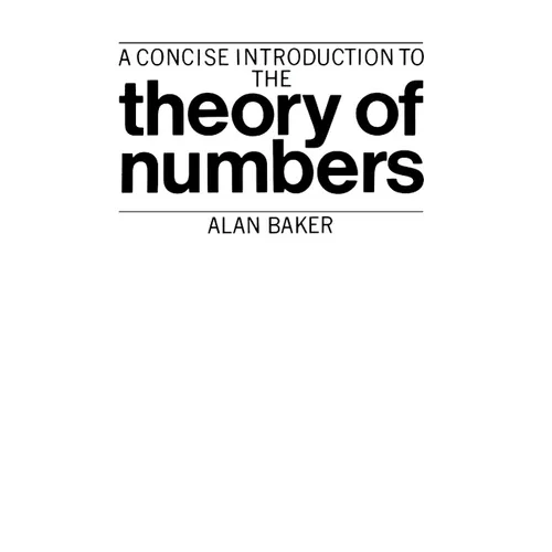 A Concise Introduction to the Theory of Numbers - Paperback