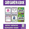 Card Game in a Book - Monster Zoo Math - Paperback