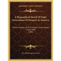 A Biographical Sketch Of Eight Generations Of Hoopers In America: William Hooper, 1635 To Idolene Snow Hooper Crosby, 1883 (1906) - Hardcover