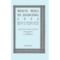 Who's Who in Dancing 1932 - Hardcover