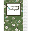 Calligraphy Practice paper: Floral hand writing workbook for adults & kids 120 pages of practice sheets to write in (8.5x11 Inch). - Paperback