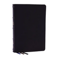 Nkjv, Large Print Thinline Reference Bible, Blue Letter, MacLaren Series, Genuine Leather, Black, Thumb Indexed, Comfort Print: Holy Bible, New King J - Leather