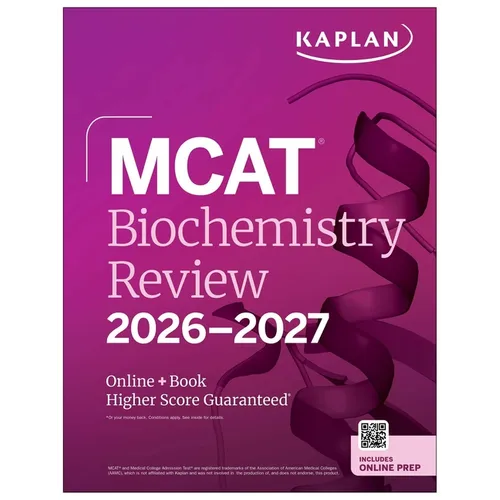 MCAT Biochemistry Review 2026-2027: Online + Book - Paperback
