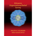 Kilmanns Organizational Belief Survey - Paperback