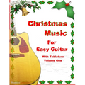 Christmas Music for Easy Guitar with Tablature - Paperback