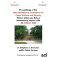 ICCWS 2025- Proceedings of the 20th International Conference on Cyber Warfare and Security - Paperback