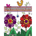Easy Adult Coloring Book: Large Print Designs - Paperback