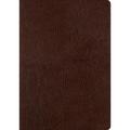 ESV Single Column Journaling Bible, Large Print (Mocha) - Bonded Leather