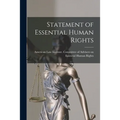 Statement of Essential Human Rights - Paperback