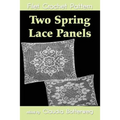 Two Spring Lace Panels Filet Crochet Pattern: Complete Instructions and Chart - Paperback