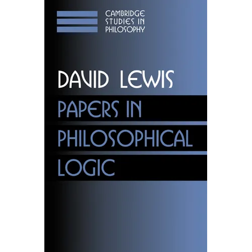 Papers in Philosophical Logic: Volume 1 - Paperback