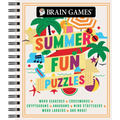 Brain Games - Summer Fun Puzzles (#3): Word Searches, Crosswords, Cryptograms, Anagrams, Mind Stretchers, Word Ladders, and More! Volume 3 - Spiral