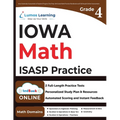 4th Grade Math Practice Workbook and Full-length Online Assessments: ISASP Study Guide - Paperback