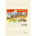 Vintage Lined Notebook Greetings from Bentonville - Paperback