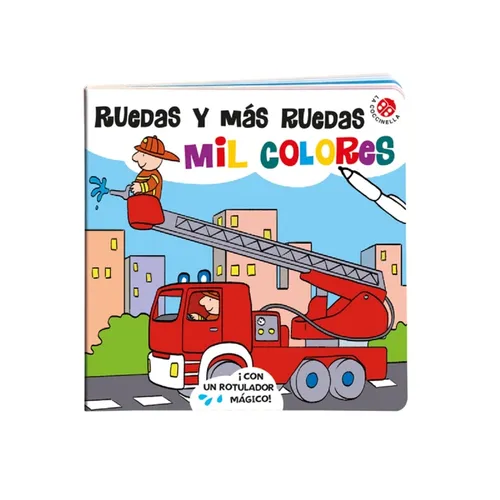 Ruedas Y Mas Ruedas - Mil Colores - Board Book