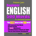 Preston Lee's Beginner English 500 Words For Vietnamese Speakers - Paperback