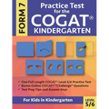 Practice Test for the CogAT Kindergarten Form 7 Level 5/6: Gifted and Talented Test Prep for Kindergarten, CogAT Kindergarten Practice Test; CogAT For - Paperback