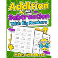 Addition and Subtraction Maths Workbook Kids Ages 6-9 Adding and Subtracting Timed Maths Test Drills Kindergarten, Grade 1, 2 and 3 Year 1, 2,3 and 4 - Paperback