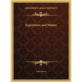 Experience and Nature - Hardcover