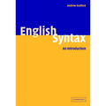 English Syntax: An Introduction - Paperback