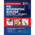 2023 South Carolina PSI Residential Builder: Volume 2: Study Review & Practice Exams - Paperback