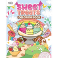 Sweet Treats Coloring Book: Bold and Easy Dessert Themed Coloring Pages Featuring 50 Delicious Designs Perfect for Kids and Adults Alike. - Paperback