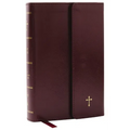 NKJV Compact Paragraph-Style Bible W/ 43,000 Cross References, Burgundy Leatherflex W/ Magnetic Flap, Red Letter, Comfort Print: Holy Bible, New King - Imitation Leather